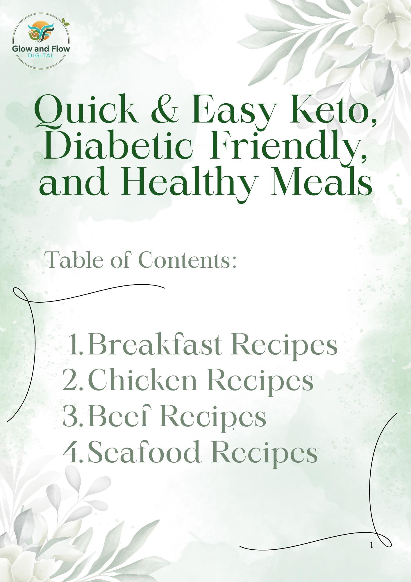 Quick & Easy Keto, Diabetic-Friendly, and Healthy Meals